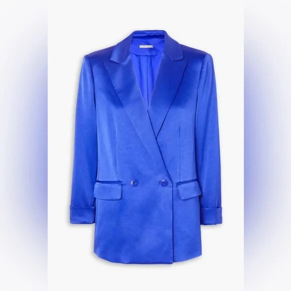 Alice + Olivia Vibrant Blue Blazer size 4 - Picture 2 of 5